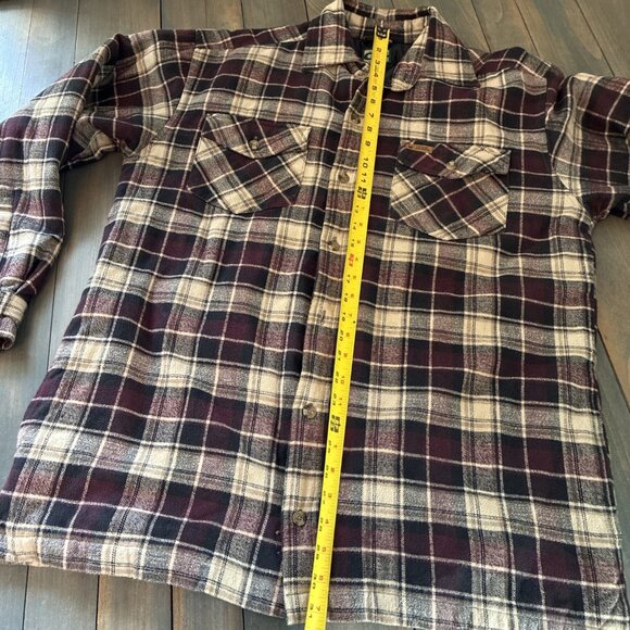 Gander Mountain Guide Series Heavy Flannel Shirt Jacket Shacket - Size M (INS) - Picture 7 of 10